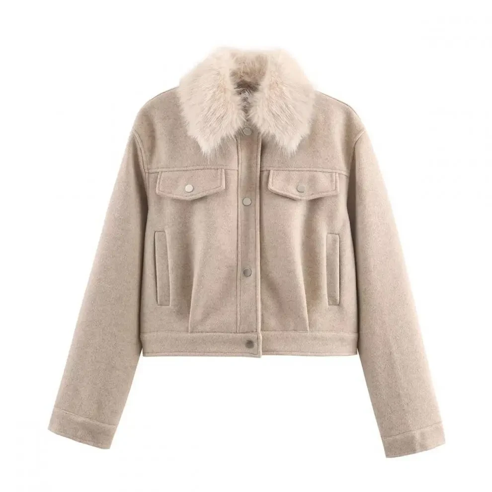 Wool Trucker Jacket Women's