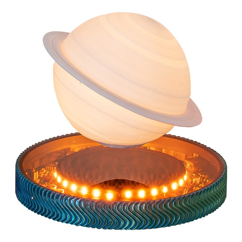 Levitating Moon Lamp,Floating and Spinning in Air Freely with 3D Printing