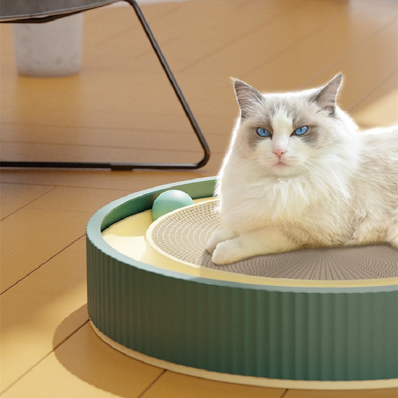 Cat Scratcher Toy Rolling Ball Tracks