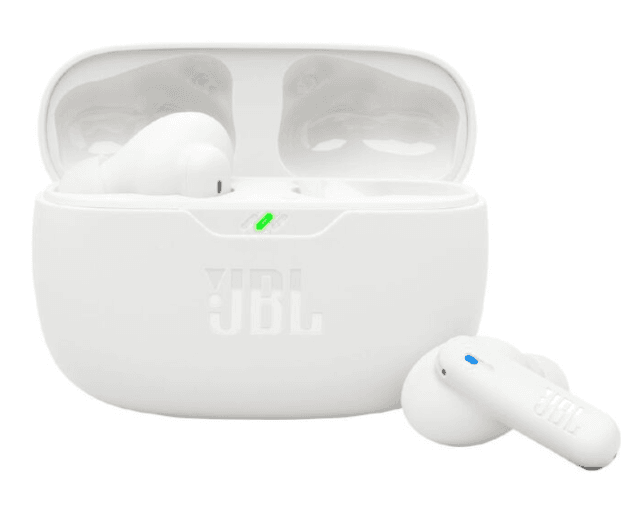 JBL Wave Beam 2 True Wireless Noise Cancelling Earbuds – White – Clear Sound, Total Freedom