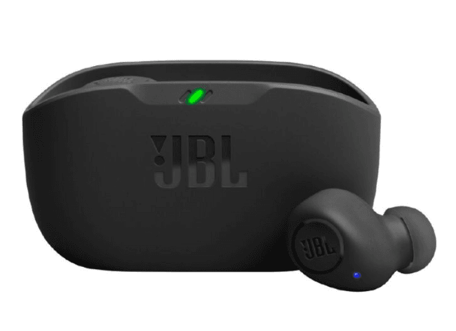 JBL Wave Buds True Wireless Earbuds – Black – Compact Design, Immersive Audio