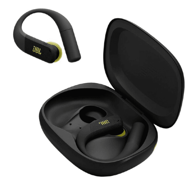 JBL Endurance Peak 4 True Wireless Noise Cancelling Sport Earbuds – Black/Lime – Powerful Sound, Active Comfort