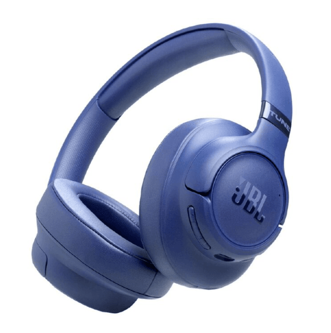 JBL Tune 780NC Wireless Over-Ear Noise Cancelling Headphones – Blue – Deep Bass, Total Silence