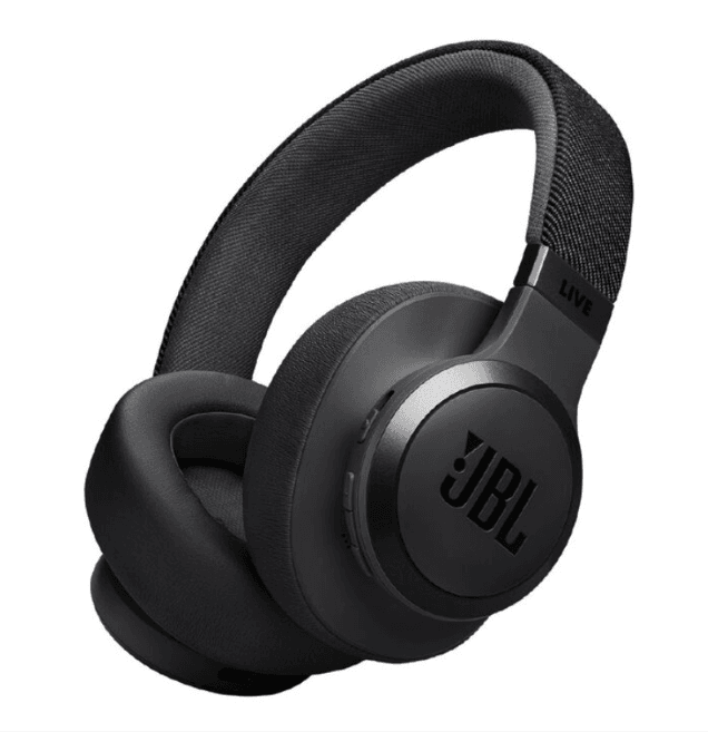 JBL Live 770NC Wireless Over-Ear Noise Cancelling Headphones – Black – Powerful Sound, Total Focus