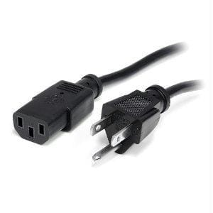3ft (1m) universal power cord w/ nema 5-15p and iec 60320 c13 connectors; 125v a