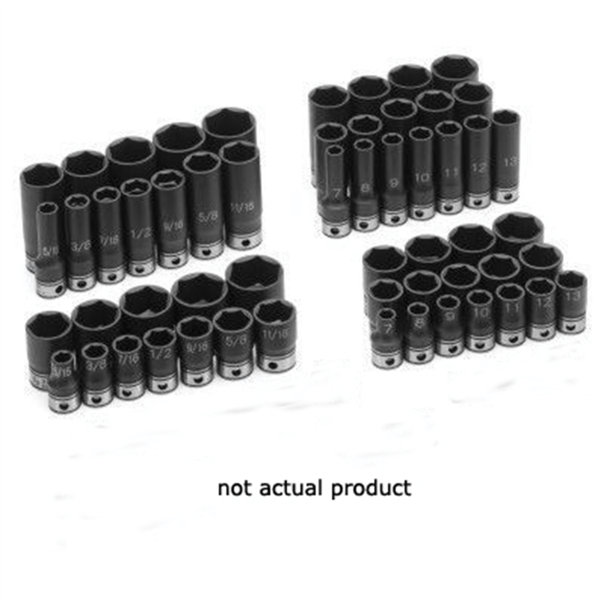 Grey Pneumatic 3/8" Drive x 9/16" Standard Duo-Socket - 12 Point
