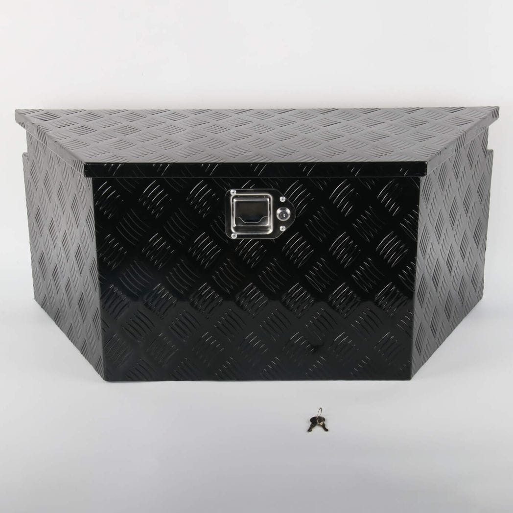 MT018049 Tool Box Size 34"*14.5"*15", five patterns, all black G-shaped locks, built-in 1 air rod, T-shaped cardboard box, aluminum plate 1.5mm