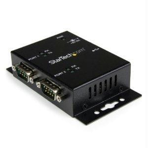Add 2 din rail-mountable rs232 serial ports to any system through usb - usb to s