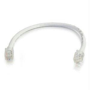 C2g 8ft cat6 non-booted unshielded (utp) network patch cable - white