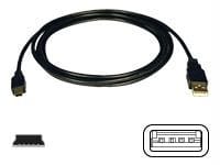Tripp lite series usb 2.0 a to mini-b cable - usb a left connector - male left g