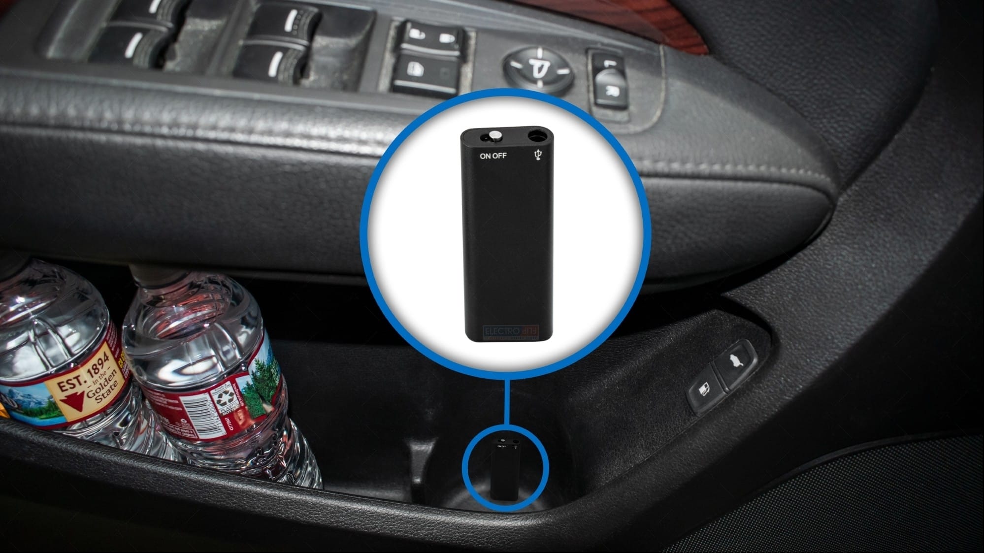 Rechargeable MicroSD Covert MIC REC w/ Built-in Recorder Hidden