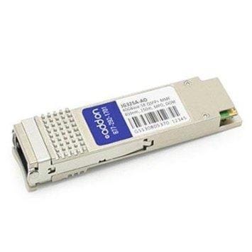 Addon hp jg325a compatible taa compliant 40gbase-sr4 qsfp+ transceiver (mmf, 850
