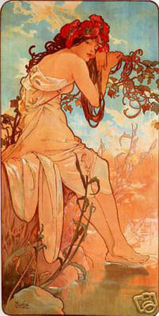 Summer Alphonse Mucha