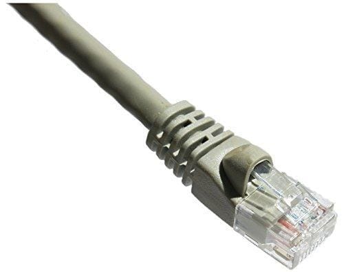 Axiom 7ft cat5e 350mhz patch cable molded boot (gray)