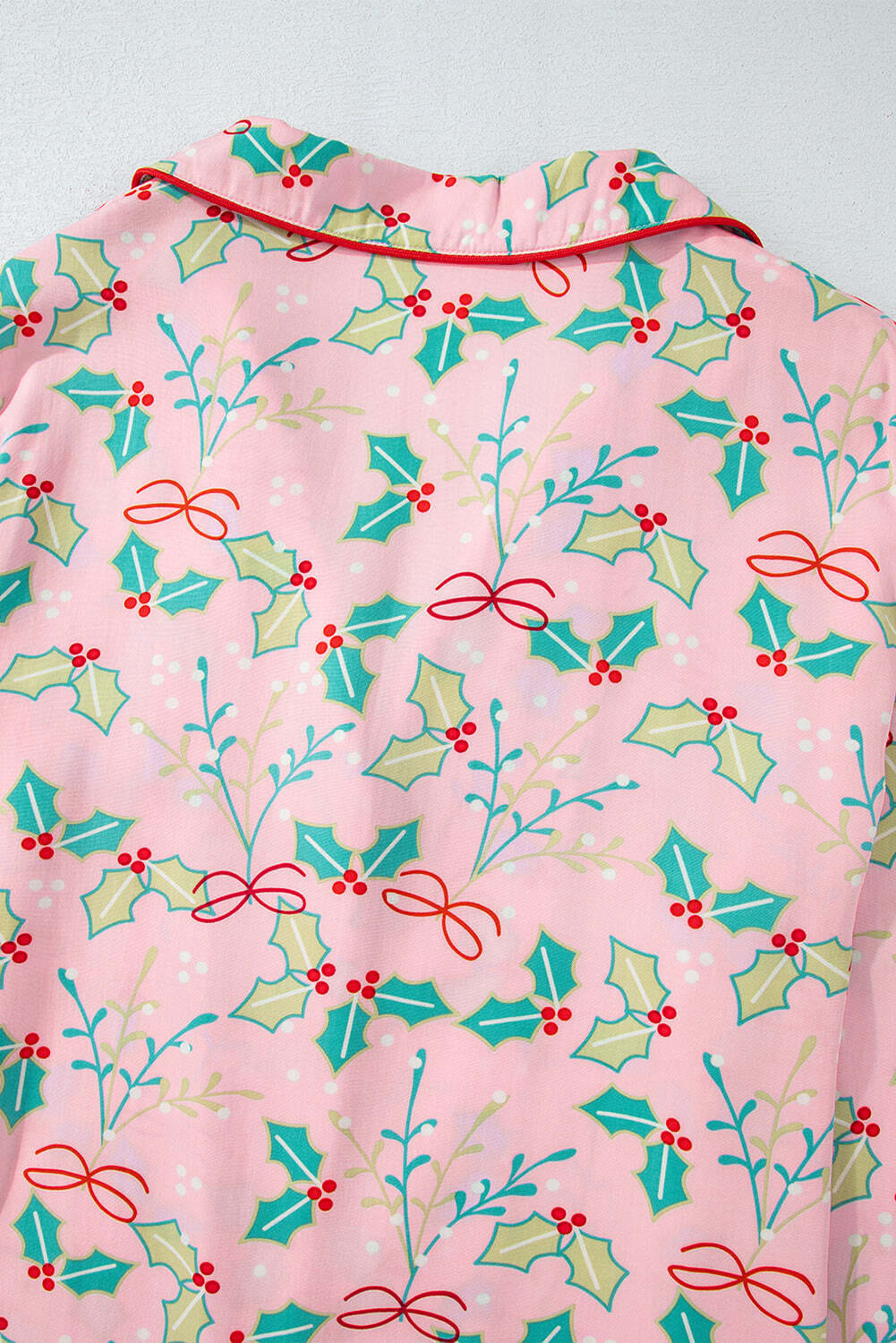 Multicolour Floral Christmas Pajamas Set