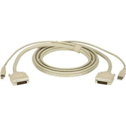 This cable can connect dvi-i and usb computers to a dvi-i and usb kvm switch.