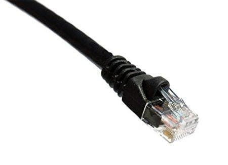 Axiom 1ft cat5e 350mhz patch cable molded boot (black)