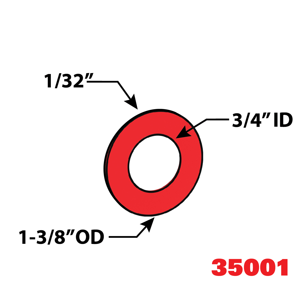 Specialty Products Company TANDEM SHIM-KENWTH 1/32" (6)