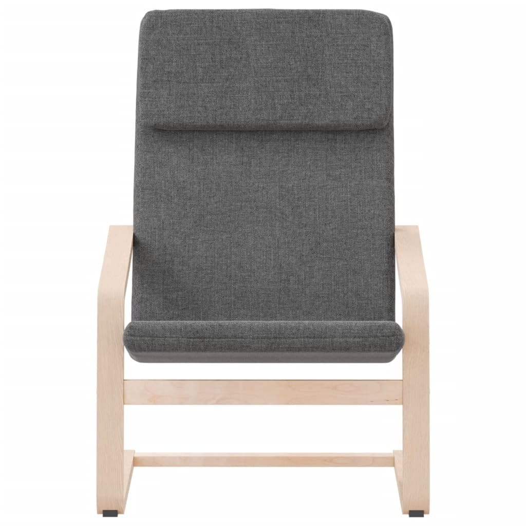 Relaxing Chair Dark Gray Fabric