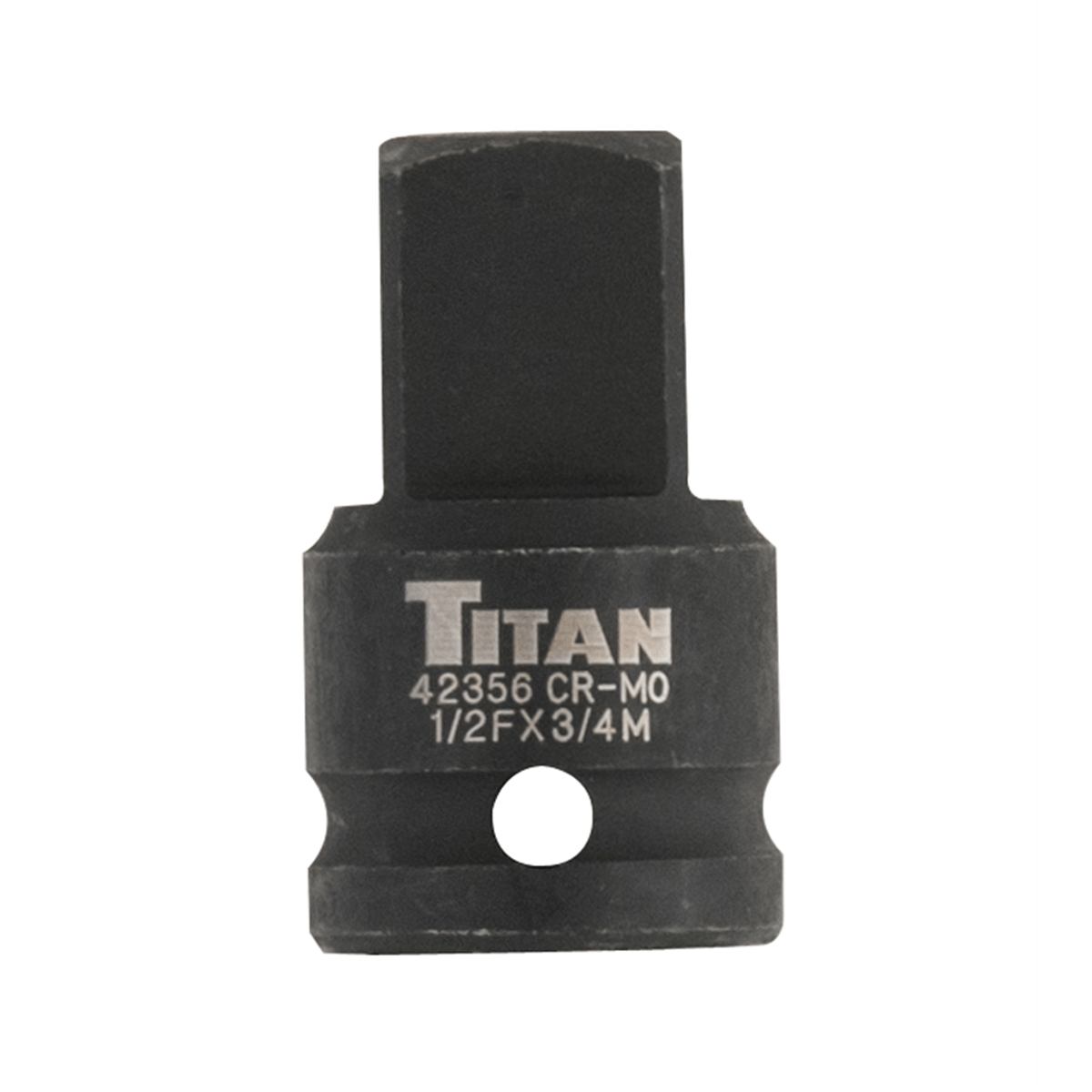 Titan 1/2" f to 3/4" m imp skt adapt