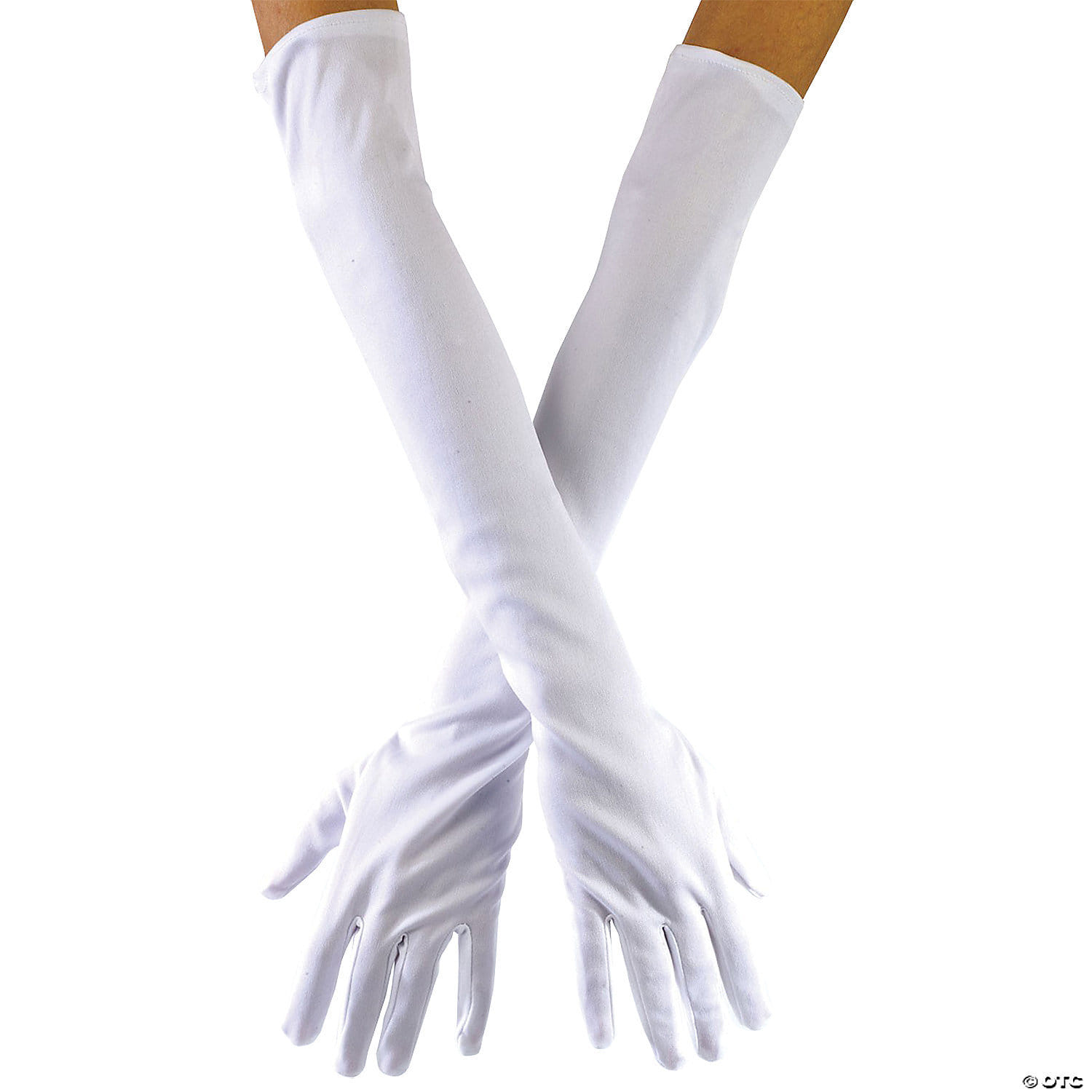 Child opera gloves-white