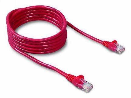 Patch cable - rj-45 (m) - rj-45 (m) - 6 ft - utp - ( cat 5e ) - red