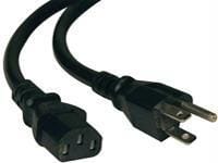 Eaton tripp lite series computer power cord, nema 5-15p to c13 - heavy-duty, 15a