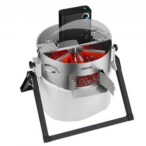 Electric Bud Leaf Trimmer, 2-in-1 Manual & Electric, 16 in Bud Trimmer with Sharp Stainless Steel Blades, Bracket Type Wet Dry Hydroponic Cutting Machine with Dry Grate, for Plant Buds Flowers
