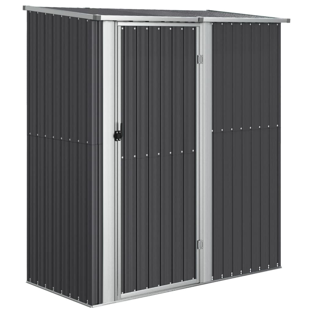 Garden Shed Anthracite 71.1"x38.2"x82.5" Galvanized Steel