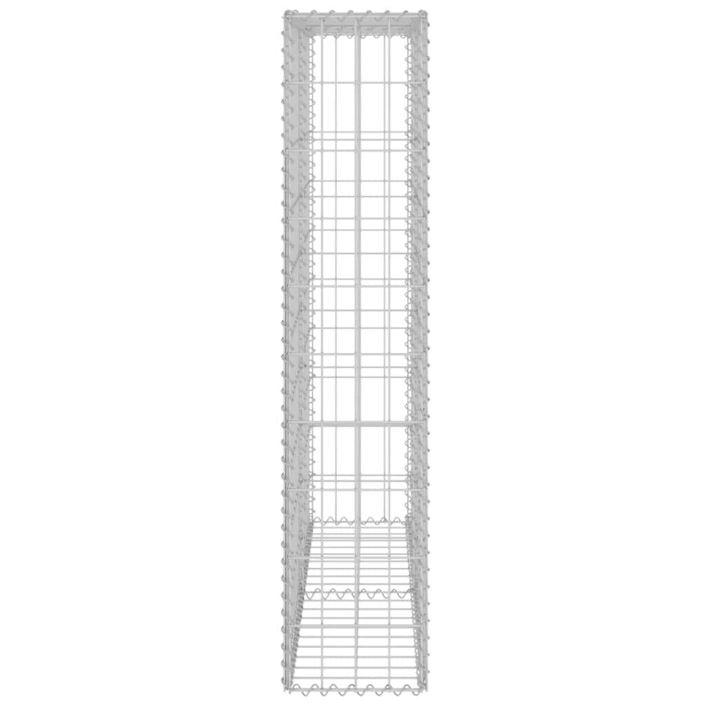 Gabion Wall with Covers Galvanized Steel 31.5"x7.87"x39.4"