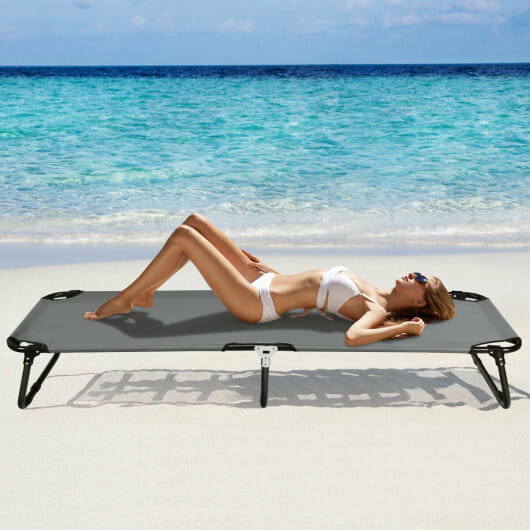 Folding Camping Bed Outdoor Portable Military Cot Sleeping Hiking
