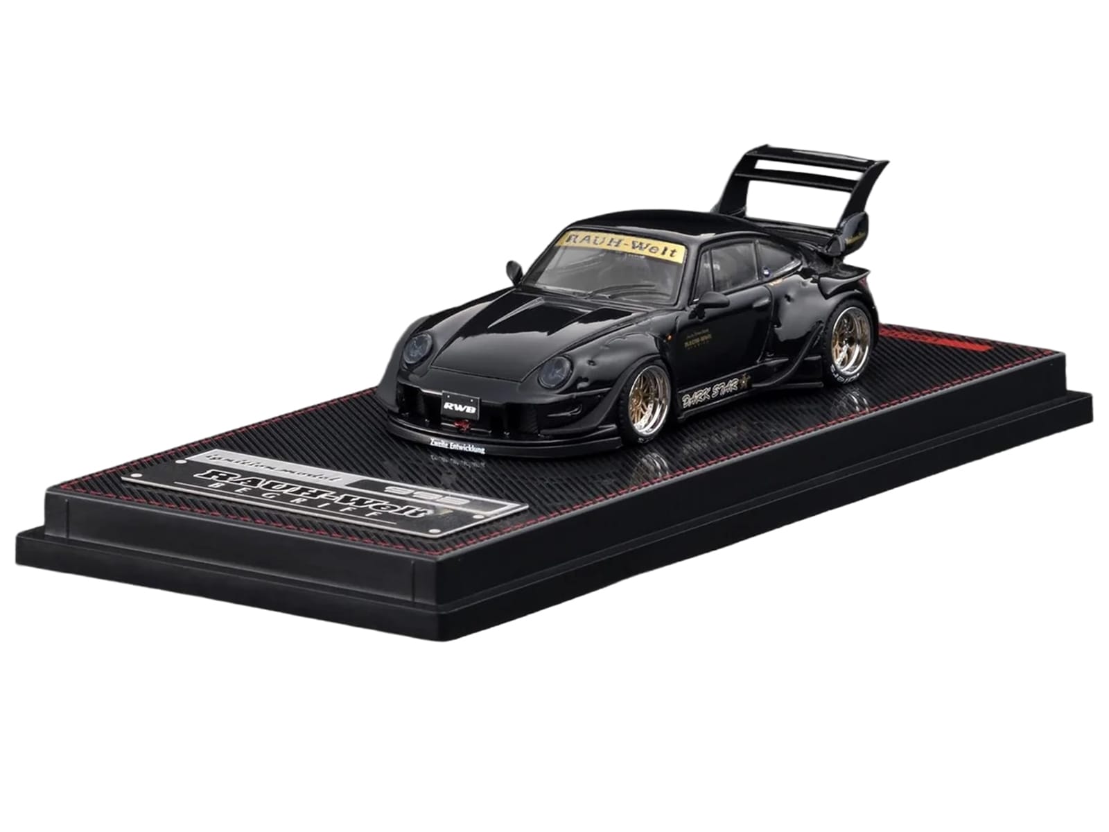 RWB 993 "Dark Star" Black 1/64 Diecast Model Car by Ignition Model