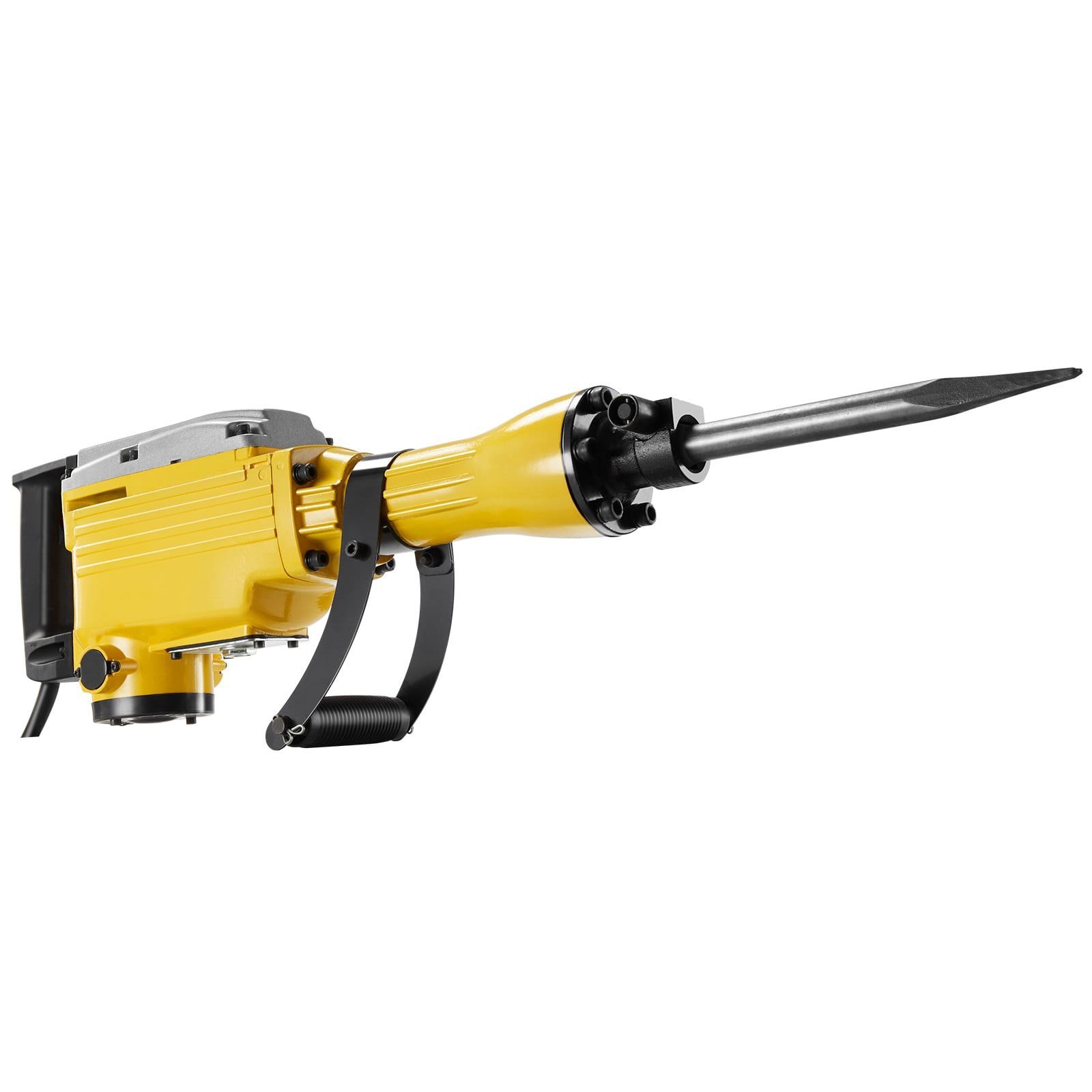 Demolition Jack Hammer, 2200W 1350 BPM Jack Hammer Concrete Breaker, Heavy Duty Electric Jack Hammer 4pcs Chisels Bit with Gloves, 360?° Swiveling Front Handle for Trenching and Breaking Holes