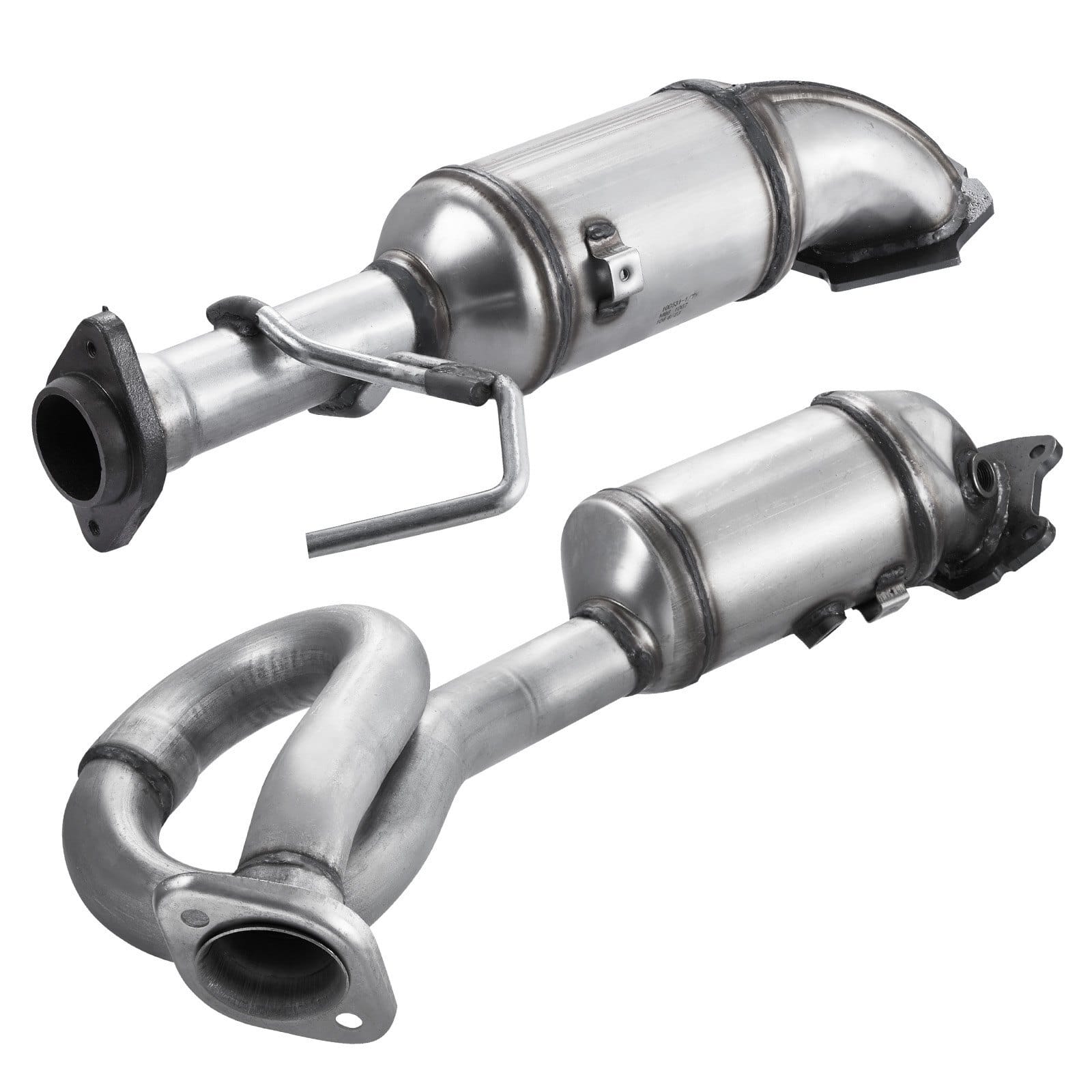 Catalytic Converter, 2 Pack, Compatible with 2012-2017 Jeep Wrangler 3.6L V6, Front, Replacement OE 641511, Stainless Steel Material High Flow Catalytic Converter, for Exhaust Gas Purification