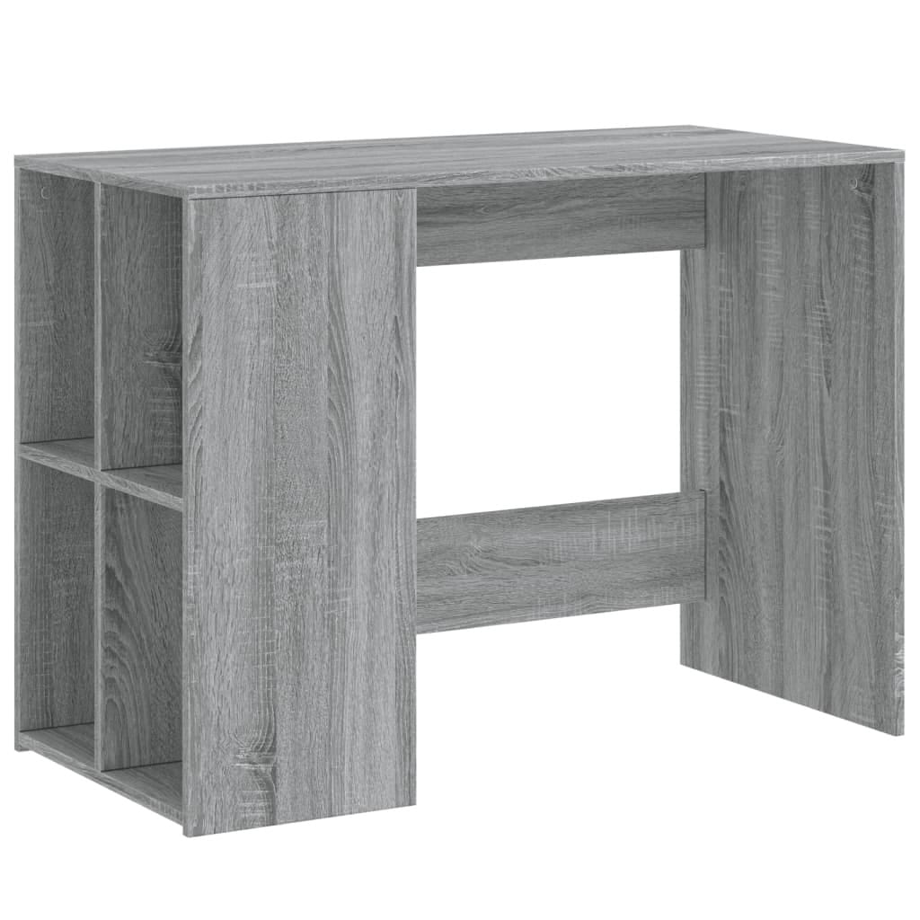 Desk Gray Sonoma 40.2"x19.7"x29.5" Engineered Wood