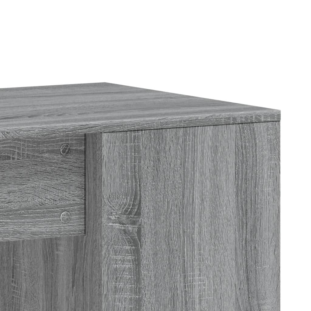 Desk Gray Sonoma 40.2"x19.7"x29.5" Engineered Wood