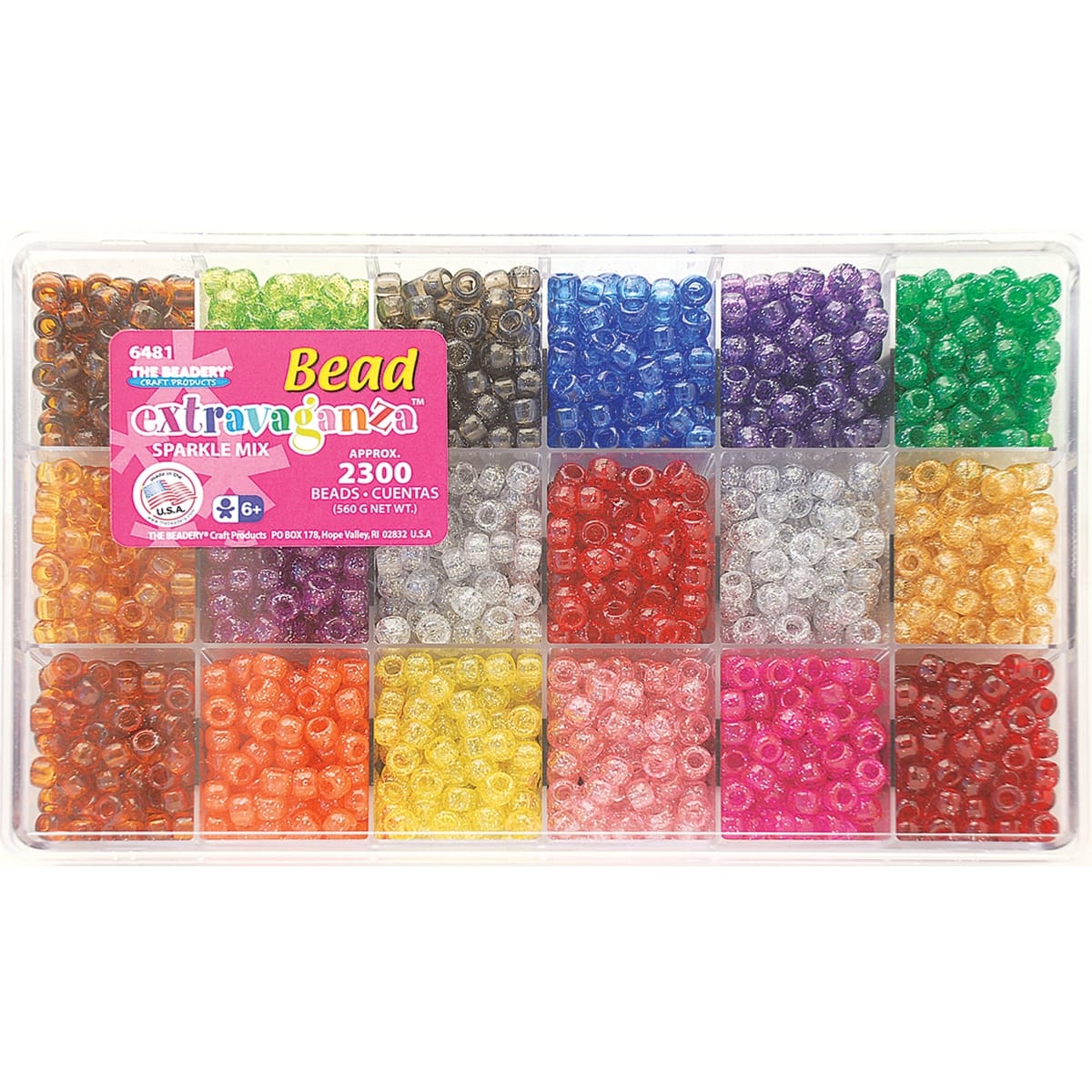 Bead Extravaganza Bead Box Kit 19.75oz-ALL Sparkle (Pack OF 1)