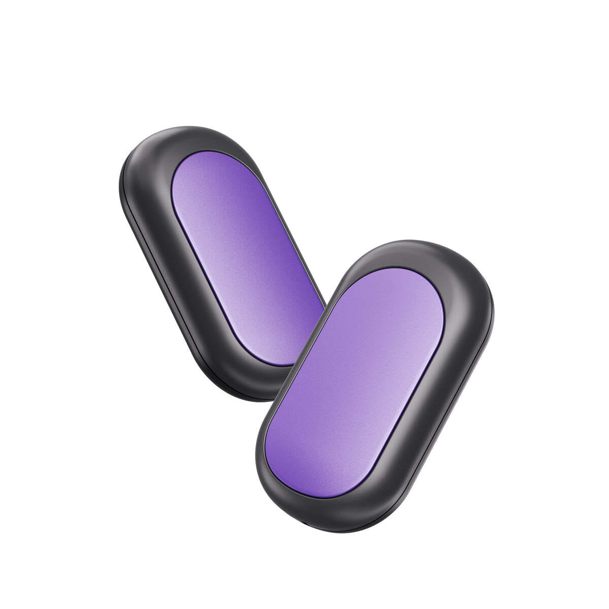 Color: PURPLE - GlowPalm Hand Warmers With USB Charging