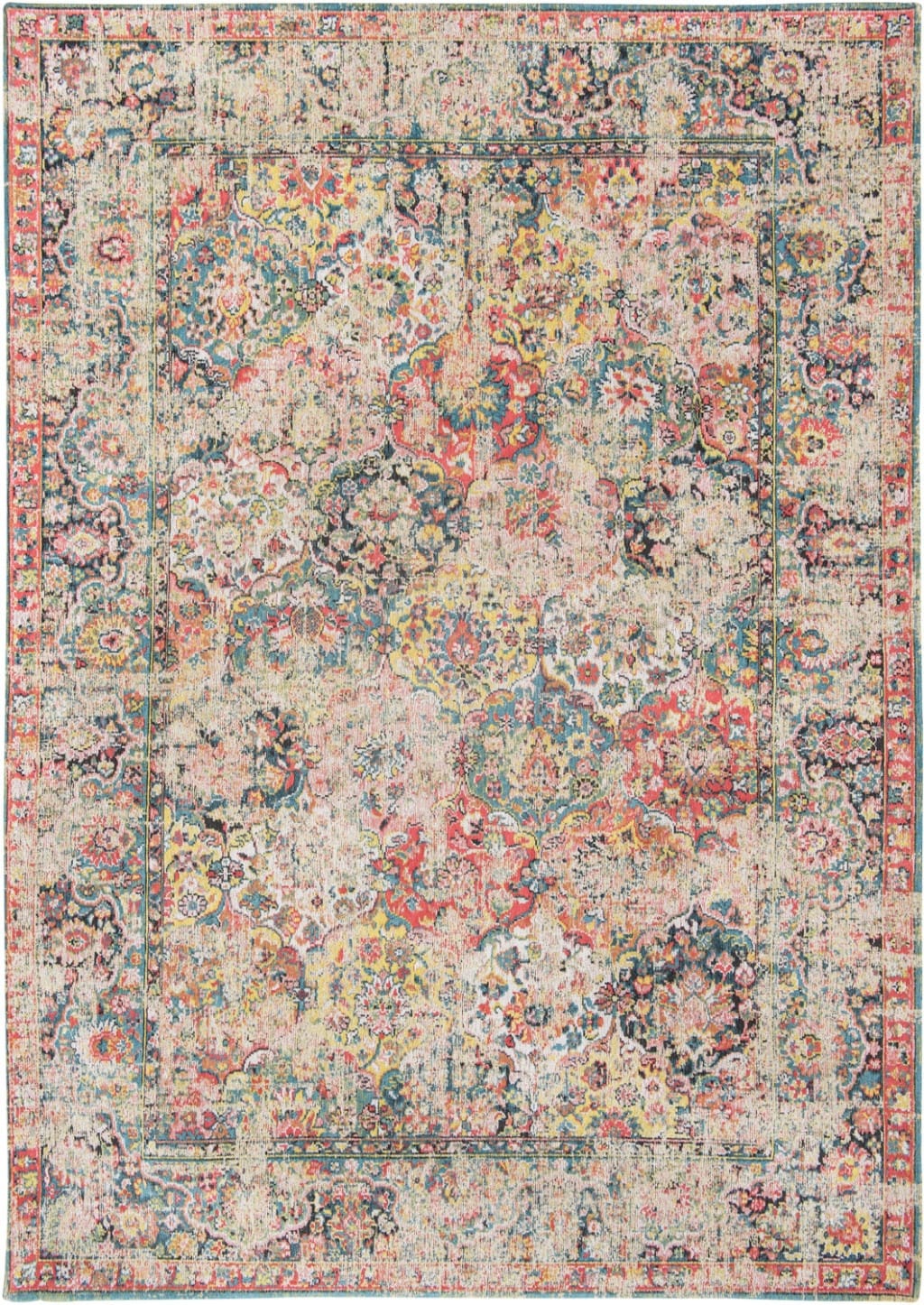 9' X 13' Red Oriental Non Skid Area Rug