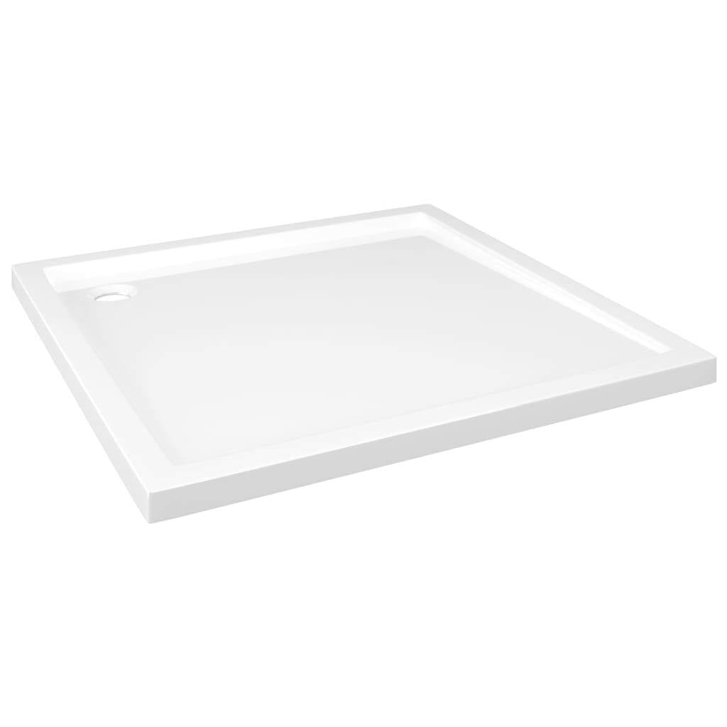 Square ABS Shower Base Tray White 31.5"x31.5"