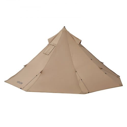 Hot Tent for 2 Persons, Portable Winter Tipi Tent with Stove Jack, Waterproof Camping Tents,  Lightweight 4 Season Shelter Tents for Hiking Fishing Backpacking, S Size