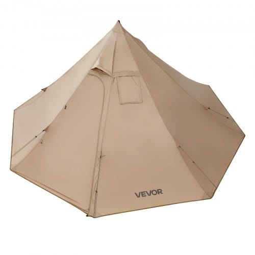 Hot Tent for 2 Persons, Portable Winter Tipi Tent with Stove Jack, Waterproof Camping Tents,  Lightweight 4 Season Shelter Tents for Hiking Fishing Backpacking, S Size