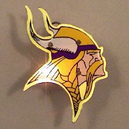 Minnesota Vikings Officially Licensed Flashing Lapel Pin