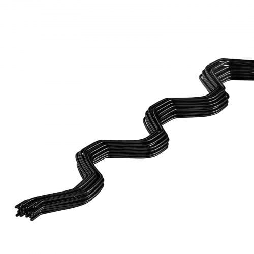Greenhouse Spring Wire and Lock Channel, 20 Packs 6.56 ft PVC-Coated Wiggle Wire & Aluminum Alloy Channel Bundle Kit with Included Screws, 0.05 in Thickened, Poly Film & Shade Cloth Attachments