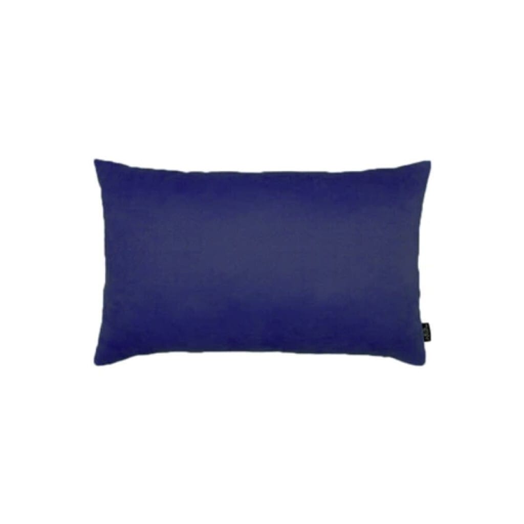 Set of Two 12" X 20" Sapphire Blue Lumbar Throw Pillow Covers