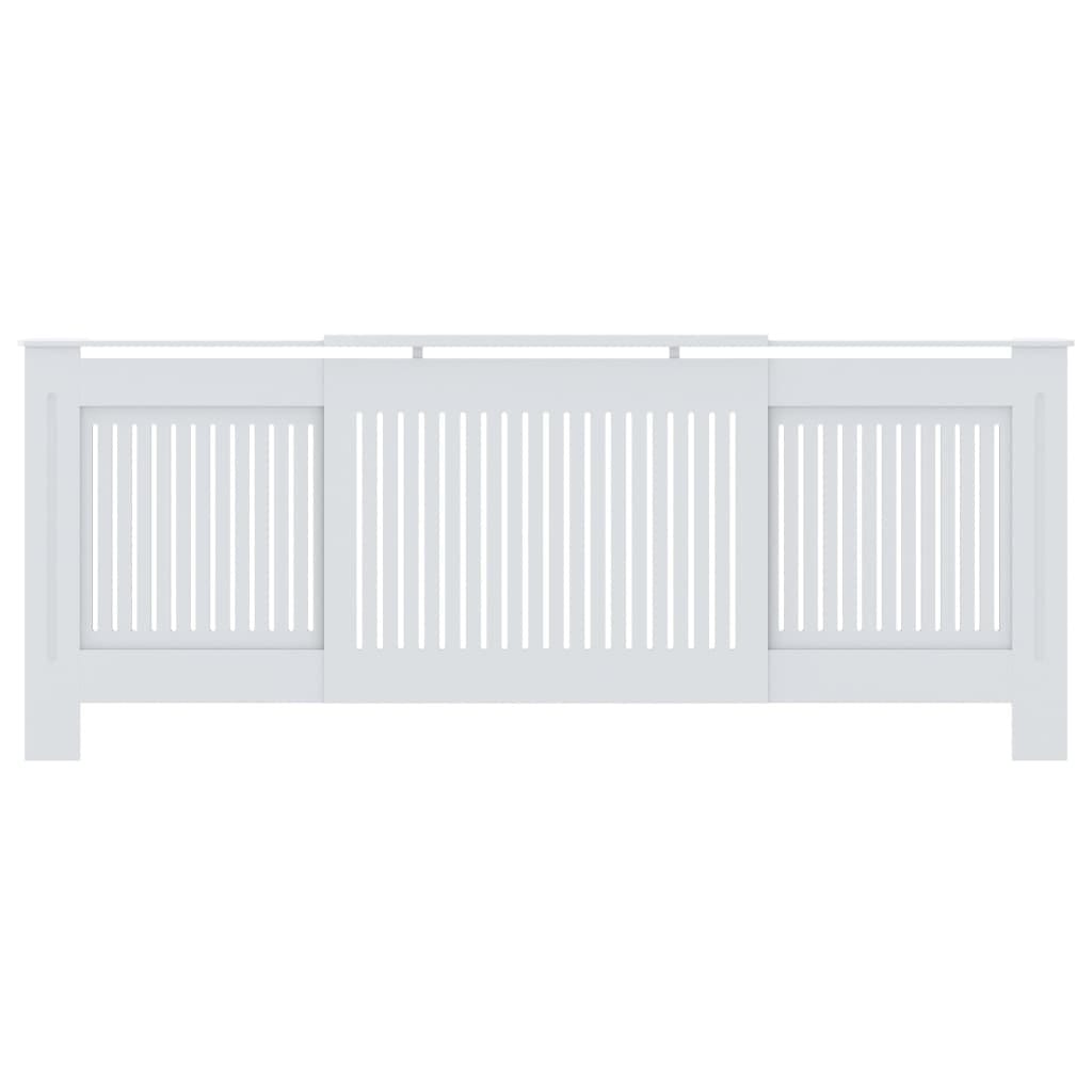 Engineered Wood Radiator Cover White 80.7"