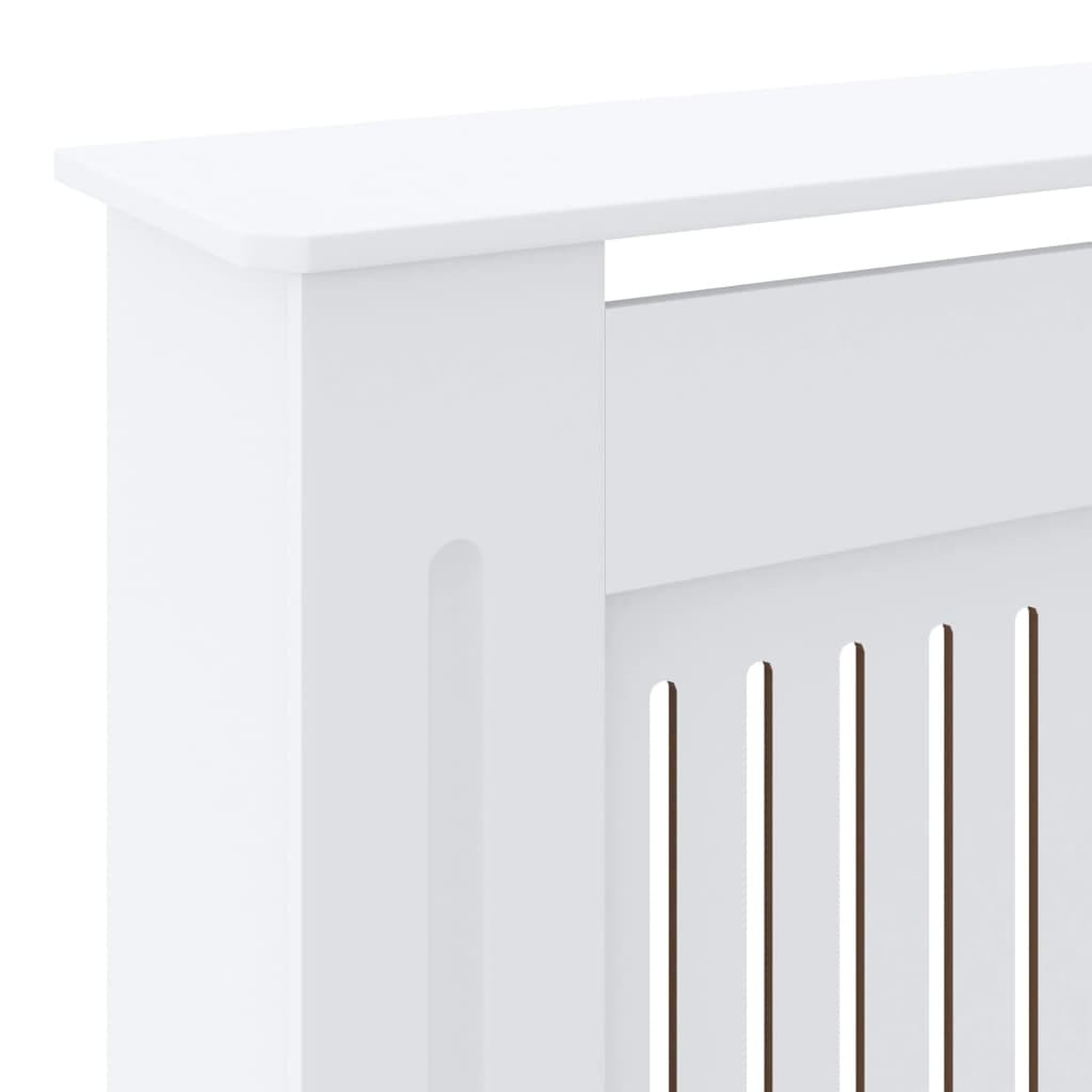 Engineered Wood Radiator Cover White 80.7"