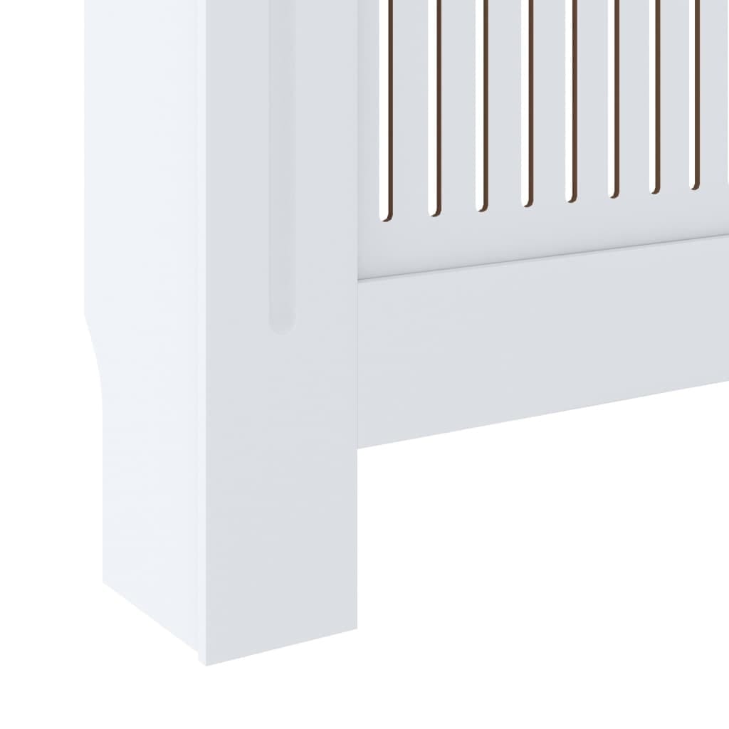 Engineered Wood Radiator Cover White 80.7"
