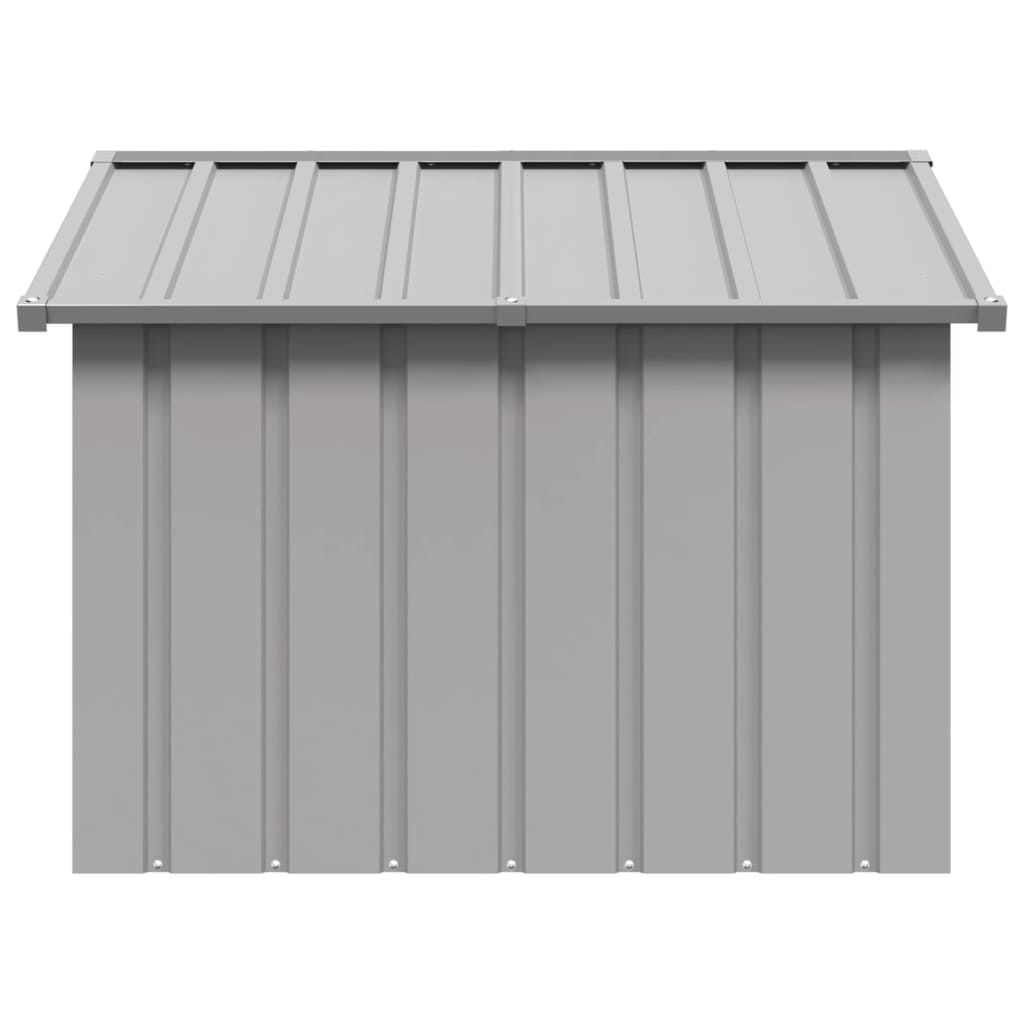 Dog House Gray 45.9"x40.6"x32.1" Galvanized Steel