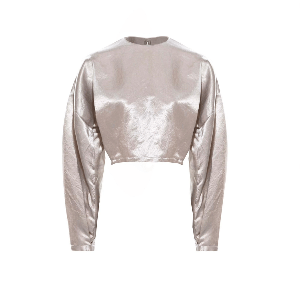 Sophie Beige Crop Top